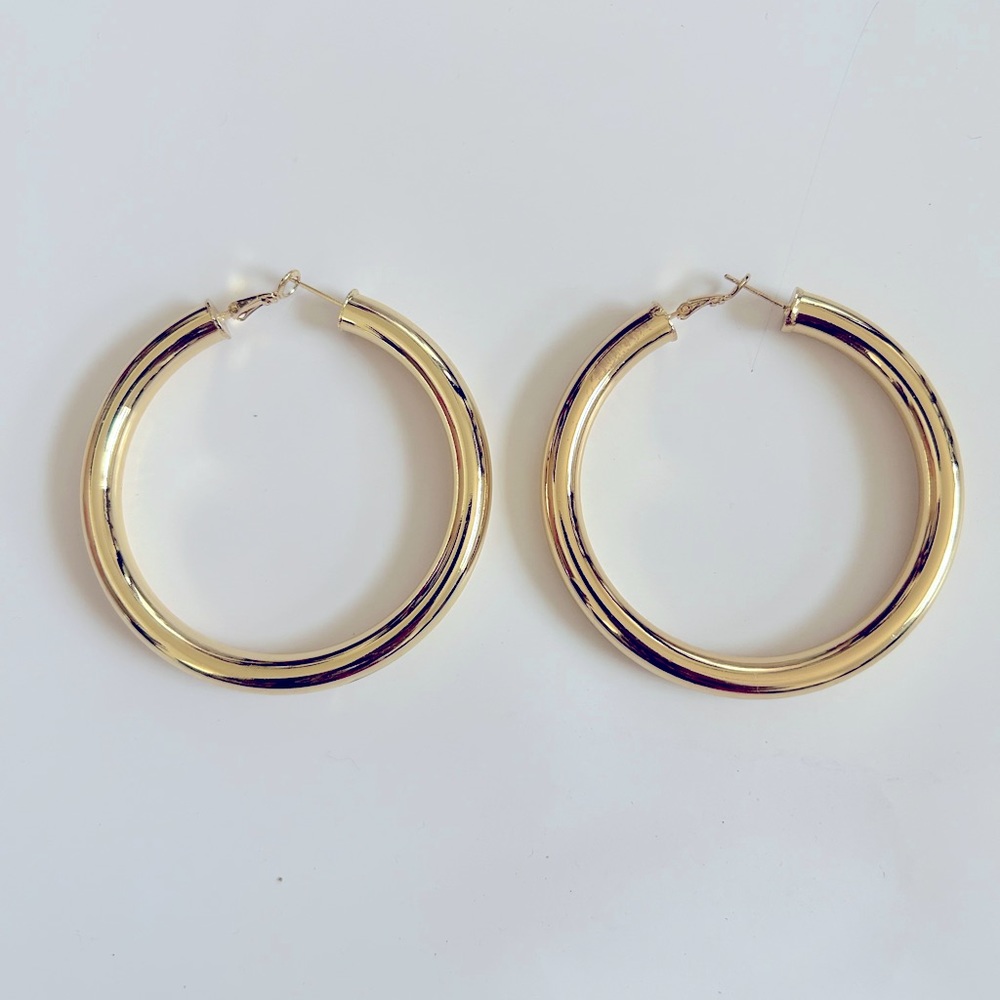 Hoop Mobb Baby Fat Hoops -Gold